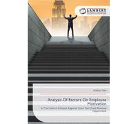 Analysis Of Factors On Employee Motivation: In The Central Ethiopia Regional State Yam Zone Revenue Department