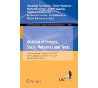 Analysis of Images, Social Networks and Texts: 12th International Conference, AIST 2024, Bishkek, Kyrgyzstan, October 17-19, 2024, Revised Selected ... in Computer and Information Science)