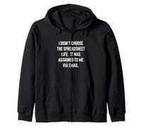 Analyst Accountant Humor Didn'T Choose The Spreadsheet Life Sudadera con Capucha