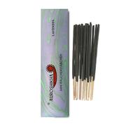 Anandam Auroshikha Agarbathies Mini varillas de incienso. Tiempo de combustión aprox. 15 minutos. Solo 10 cm de longitud. Ideal para tiempos de ahumado más cortos, espacios pequeños y un aroma más