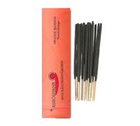 Anandam Auroshikha Agarbathies Mini varillas de incienso. Tiempo de combustión aprox. 15 minutos. Solo 10 cm de longitud. Ideal para tiempos de ahumado más cortos, espacios pequeños y un aroma más