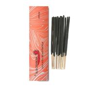 Anandam Auroshikha Agarbathies Mini varillas de incienso. Tiempo de combustión aprox. 15 minutos. Solo 10 cm de longitud. Ideal para tiempos de ahumado más cortos, espacios pequeños y un aroma más