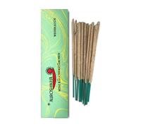 Anandam Auroshikha Agarbathies Mini varillas de incienso. Tiempo de combustión aprox. 15 minutos. Solo 10 cm de longitud. Ideal para tiempos de ahumado más cortos, espacios pequeños y un aroma más