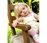 Anano 26 Pulgadas Realista Muñeca Reborn Muñeca de Princesa Recién Nacida Realista Vinilo Suave Hecha a Mano Muñeca Pequeña Articulada Pesa y Parece Real Juego Juguetes Bebé para Niños 3 Años