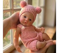 Anano 2kgs Bebe Reborn Silicona Cuerpo Completo Sin Vinilo | 33cm Muñecas Niña Realista con una Dulce Sonrisa - Muñecos Bebes para Niños a Partir de 3 Años, Lavable