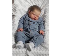 Anano 50cm Muñeca Reborn De Silicona Cuerpo Completo Niña, Bebe Reborn Original Realista, Muñecos Bebes Recien Nacidos con Accesorios - Regalo para Niñas (Bebe Reborn niño)