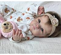 Anano Bebe Reborn Bebés Reborn Reales 46 Cm Muñecas Realista Muñecas Re-Born Blanda Cuerpo Entero Muñeca Re-Born De Real Muñeca Realistas para Niñas