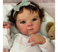 Anano Bebe Reborn Muñecas 45CM RebornS Muñecas para Niñas RebornS Bebes Reborns Muñeca Reborns Bebe De Silicona Mini Baby