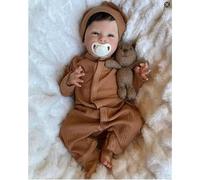 Anano Bebe Reborn Muñecas 50CM Reborn Muñecas para Niñas RebornS Bebes Reborns Muñeca Reborns Bebe De Silicona Mini Baby