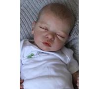 Anano Bebe Reborn Realista 26 Pulgadas 65cm Bebés Reborn Reales De Silicona Blanda Tamaño De La Vida Real 1: 1 Piernas Rectas Bebé Muñeca Hay Vasos Sanguíneos En La Piel (Pelele Blanco Romy)