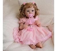 Anano Bebe Reborn Reborn Silicona Cuerpo Completo Muñecas para Niñas 45CM Reborn Bebes Muñecas Reborn Bebe Reborn Rreborn SiliconaS Cuerpo Completo Muñeca Reborn Bebe De Silicona Mini Baby