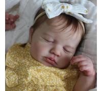 Anano Bebe Reborn Silicona 50 CM Muñeca Trapo,Un Recién Nacido Muy Realista Bebe Reborn Realista,La Muñeca Dormida Se Puede Posar Regalo De Cumpleaños para Los Niños