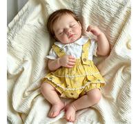 Anano Bebe Reborn Silicona Cuerpo Completo,50 Cm Muñeca Silicona Bebe Reborn Realista,La Niña Dormida Se Puede Lavar Se Puede Posar Accesorios Bebe Juguete