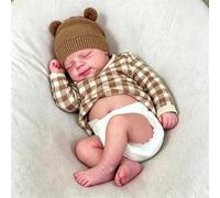 Anano Bebe Reborn Silicona Cuerpo Completo Niña 45CM Muñecas Reborn Bebe Reborn Realista Muñecas Reborns De Silicona Completo Se Puede Bañar (Moderno)