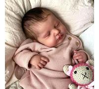 Anano Bebe Reborn Silicona Cuerpo Completo Niña 45CM Muñecas Reborn Bebe Reborn Realista Muñecas Reborns De Silicona Completo Se Puede Bañar (Muñecas Bebe Reborn Niña)