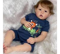 Anano Bebe Reborn Silicona Cuerpo Completo Niña 45CM Muñecas Reborn Bebe Reborn Realista Muñecas Reborns De Silicona Completo Se Puede Bañar (Contemporáneo)