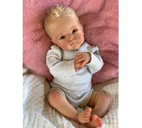 Anano Bebe Reborn Silicona Cuerpo Completo Suave 45 CM Muñeca De Bebé Reborn Realista Niños De Silicona Muñeco Bebe Recien Nacida con Accesorios