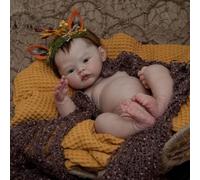 Anano Bebe Reborn, Una Sonrisa Desde El Corazón 50cm Bebés Reborn Reales Muñecos Personalizados, Muñecas Tamaño Real Bebe Reborn Y Que Pesen, para … (Silicone Body)