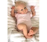 Anano Bebe Reborn Vinilo 45 Cm Muñeca De Trapo,Muñeca Bebe Muñecas Realistas,Bebe Reborn Realista Se Puede Posar Una Muñeca Adorable Regalos con Accesorios