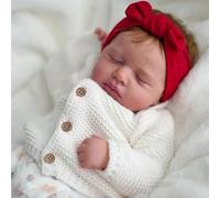 Anano Bebe Reborn Vinilo 50 Cm Muñeca De Trapo,Bebe Reborn Realista Los Recién Nacidos En La Vida Real,La Muñeca Dormida Se Puede Posar Regalo De Cumpleaños para Los Niños