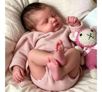 Anano Bebe Reborn Vinilo Cuerpo Completo Niña 45CM Muñecas Reborn Bebe Reborn Realista Muñecas Reborns De Vinilo Completo Se Puede Bañar (Muñecas Bebe Reborn Niña)