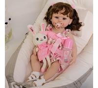 Anano Bebe RebornSS Muñecas 55CM Reborn Bebess RebornSS Siliconas Cuerpo Completo Muñecas Para Niñas RebornS Bebes Reborns Rreborns SiliconaS Cuerpo Completo Muñeca Reborn BebeS De Silicona Mmini Baby