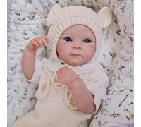 Anano Bebe Silicona Cuerpo Completo,45 Cm Bebe Reborn Realista Muñeca De Silicona,Las Chicas En La Vida Real Se Puede Posar Accesorios Bebe Juguete