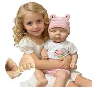 Anano Muñeca Bebé Reborn de Silicona Platinada 100% Sólida, 12 Pulgadas 2 kg, Muñeca Realista Suave para Niños y Coleccionistas, con Pestañas Inseridas y Textura Manejable