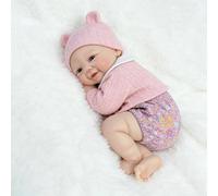 Anano Muñeca Bebé Reborn Niña de Silicona de Platino Sólida y Squishy, 12 Pulgadas 2 kg, Cabeza Flexible, Sumergible, Ideal para Niños y Coleccionistas