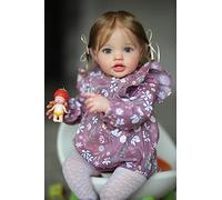 Anano Muñeca Reborn Parece Real 24 Pulgadas Bebe Reborn Niña Silicona Realista Bebe Reborn Niño Gran Tamaño Recién Nacidos Reborn Realistas Bebé Vida Real Muñecas Dos Lindos Dientes De Leche