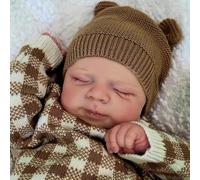Anano Muñeca Reborn Silicona 45 Cm Muñeca Trapo,Tan Realista como Si Fuera Real Bebe Reborn Realista,Bebés De Verdad Se Puede Posar Accesorios Bebe Juguete