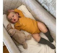 Anano Muñeca Reborn Silicona 50 Cm Bebe Reborn Realista,Muñeca Trapo Muñeca Reborn Realista,Bebés De Verdad Se Puede Posar Regalo De Cumpleaños para Los Niños