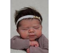 Anano Muñeca Reborn Silicona Niña,45 Cm Muñeca De Silicona Bebe Reborn Realista,Muñeca De Recién Nacido Muy Realista Se Puede Lavar A Máquina Accesorios Bebe Juguete