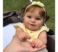 Anano Muñeca Reborn Silicona Niña Realista 50 Cm Bebe Reborn Realista,Muñeca De Silicona Muñeca De Recién Nacida Muy Realista,Un Precioso Recién Nacido Se Puede Lavar