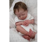 Anano Muñeca Reborn Ve como Un Niño Real 18 Pulgadas Bebe Reborn Realista Muñeca Reborn Peso Real De La Piel Es como Una Bebé Reborn De Silicona Niña Reborn con Venas para Colecciones De Arte