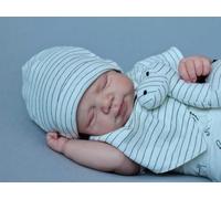 Anano Muñeca Reborn Vinilo 45 Cm Bebe Reborn Realista,Muñeca Trapo La Muñeca Dormida,Los Recién Nacidos En La Vida Real Se Puede Posar Regalos con Accesorios A Partir De 3 Años