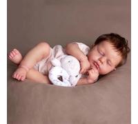 Anano Muñeca Reborn Vinilo 50 Cm Bebe Reborn Realista,Muñeca Trapo Un Recién Nacido Muy Realista,La Muñeca Dormida Se Puede Posar Regalo De Cumpleaños para Los Niños
