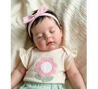 Anano Muñecas Reborn 50 Cm Chicas con Vinilo De Cuerpo Entero,Bebe Reborn Realista Muñeca De Recién Nacido Muy Realista,Se Puede Posar Un Regalo para Mi Ser Querido