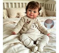 Anano Muñeco Reborn 50 Cm Vinilo De Cuerpo Entero Una Chica Muy Realista