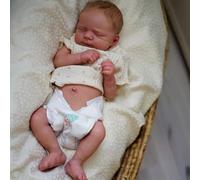 Anano Reborn Baby Dolls, muñeca realista de 18 pulgadas, muñeca de bebé de silicona de cuerpo completo, muñecas de bebé recién nacidas reales de cuerpo completo, bebés recién nacidos de cara suave