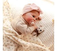 Anano Reborn Baby Dolls Realista Meadow, 19 pulgadas, 48 cm, hecho a mano, posable, cuerpo de tela suave, muñeca real que se ve real, muñeca bebé para niños a partir de 3 años