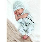 Anano Reborn Baby Full Silicone Realista 45CM Reborn Baby Boy Muñecas Muñecas de Bebé Muñecas como Real Realista Muñecas de Silicona