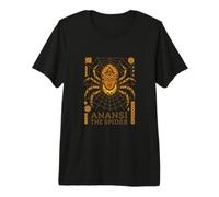 Anansi la araña Historias Folclore de tramposos de África Occidental Camiseta Premium