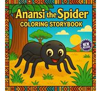 Anansi the Spider coloring storybook