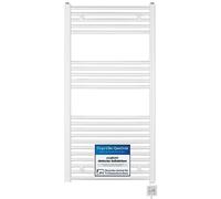 Anapont Radiadores de baño, eléctrico, Eléctrico H 1175 x 500b blanco/recto con Control de tiempo
