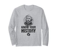 Anarchy Father Mikhail Bakunin Camisa Historia Anarquista Rebelde Manga Larga