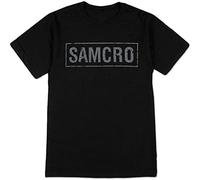Anarchy Samcro Banner Black Adult T Tshirts Camisetas y Tops tee (Large)