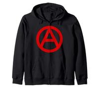 Anarquía Anarquismo Anarquistas Símbolo Sudadera con Capucha