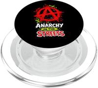 Anarquía en Las Calles - Anarquista Punk Rock audaz PopSockets PopGrip para MagSafe