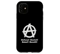 Anarquía, libertad, punks, punk rock, anarquía Carcasa para iPhone 11